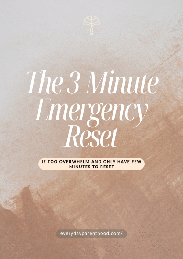 The 3 Minutes Emergency Reset